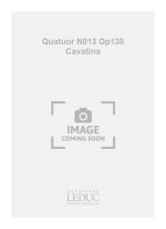 BEETHOVEN STRING QUARTET NO 13 OP 130 CAVATINA SCORE/PARTS