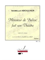 ABOULKER MONSIEUR DE BALZAC FAIT SON THEATRE ORCHESTRA FULL SCORE