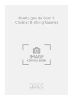MONTAIGNE DE SARN 5 CLARINET & STRING QUARTET SCORE/PARTS