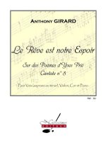 GIRARD PRIE REVE EST NOTRE ESPOIR VOICE VIOLIN HORN & PF SCORE/PARTS