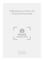 FISCHER ERIC 3 MINIATURES EN ROCK DE CHAMBRE ENSEMBLE SCORE/PARTS