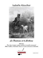 ABOULKER FONTAINE ET LE CORBEAU LA CHOEUR D'ENFANTS & PETIT ORCH SCORE