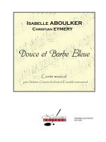 ABOULKER DOUCE ET BARBE BLEUE SOLI CHOIR ENSEMBLE PARTS
