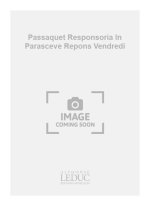 HAYDN PASSAQUET RESPONSORIA IN PARASCEVE REPONS VENDREDI SATB & ORGAN CHANT
