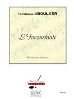 ABOULKER INCONSTANTE SOPRANO SOLO & PIANO BOOK