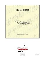 BERT TRIPTYQUE FLUTE & PIANO BOOK