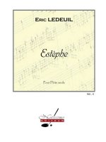 LEDEUIL ERIC ESTEPHE FLUTE SOLO BOOK