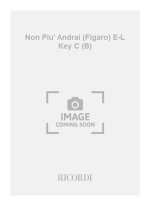 NON PIU' ANDRAI (FIGARO) E-L KEY C (B)  CHANT