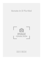 SONATA IN D FLA KBD FLUTE TRAVERSIERE