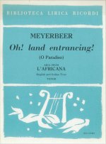 O PARADISO (L'AFRICANA) E-L KEY FSM (T)  CHANT