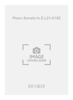 PIANO SONATA IN E L21-K162 PIANO