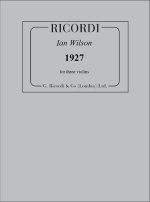 1927, FOR THREE VIOLINS -PARTITION+PARTIES SEPAREES