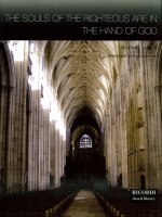 THE SOULS OF THE RIGHTEOUS ARE IN THE HAND OF GOD