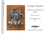 ARRIVAL OF QUEEN OF SHEBA  ORGUE