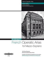 FRENCH OPERATIC ARIAS FOR MEZZO-SOPRANO