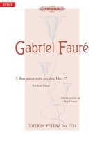 3 ROMANCES SANS PAROLES OPUS17 PIANO
