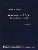 WINDOWS OF ORDER (STRING QUARTET NO. 8) MUSIQUE D'ENSEMBLE