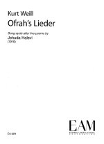 OFRAH'S LIEDER