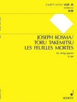 LES FEUILLES MORTES