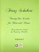 TWENTY-ONE LIEDER FOR HORN AND PIANO - VOL. I COR-PARTITION+PARTIES SEPAREES