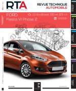 RTA 812 FORD FIESTA VI Ph.2 :(11/2012>) 1.0i (100ch)