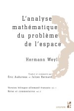 ANALYSE MATHEMATIQUE DU PROBLEME DE L ESPACE DE HERMANN WEYL 2 VOLUMES