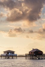 Affiche Arcachon N° 5 - Cabanes Tchanquees