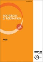 RECHERCHE ET FORMATION, N 91/2019. VARIA