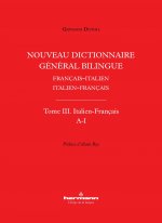 Nouveau dictionnaire général bilingue français-italien/italien-français, tome III