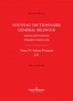 Nouveau dictionnaire général bilingue français-italien/italien-français, tome IV