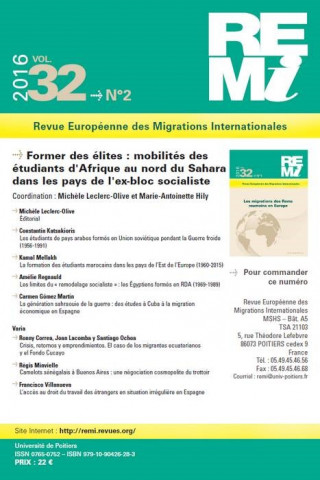 FORMER DES ELITES : MOBILITES DES ETUDIANTS D AFRIQUE AU NORD DU SAHARA DANS LES