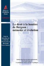 LE DROIT À LA LUMIÈRE DE BERGSON : MÉMOIRE ET ÉVOLUTION