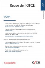 Revue de l'OFCE N° 164 - VARIA