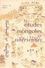 ETUDES MONGOLES ET SIBERIENNES, N 16, 1985