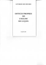 OFFICES PROPRES DE L'EGLISE DE LUCON