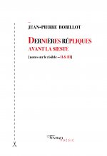 Dernières répliques avant la sieste