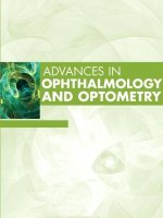 Advances in Ophthalmology and Optometry, Volume 6-1