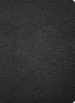 CSB Study Bible, Holman Handcrafted Collection, Black Premium Goatskin: Faithful and True