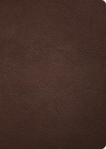 CSB Verse-By-Verse Reference Bible, Holman Handcrafted Collection, Brown Premium Goatskin