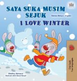 I Love Winter (Malay English Bilingual Book for Kids)
