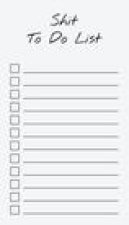 To Do List Notepad