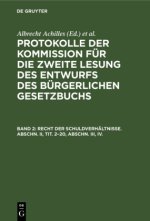 Recht Der Schuldverhaltnisse. Abschn. II, Tit. 2-20, Abschn. III, IV.