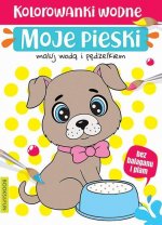 Moje pieski. Kolorowanki wodne