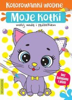 Moje kotki. Kolorowanki wodne