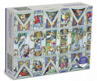 Sistine Chapel Ceiling Meowsterpiece of Western Art 2000 Piece Puzzle