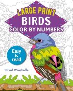 Large Print Color by Numbers Birds: Easy-To-Read