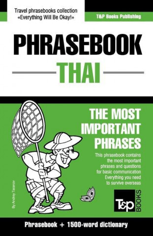 English-Thai phrasebook and 1500-word dictionary