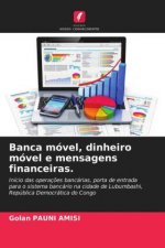 Banca movel, dinheiro movel e mensagens financeiras.