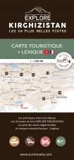 Carte touristique du Kirghizistan + Lexique français - kirghize