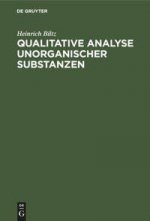 Qualitative Analyse Unorganischer Substanzen
